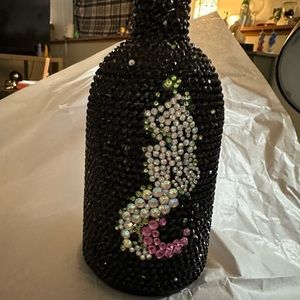 Custom Mermaid rhinestone vase